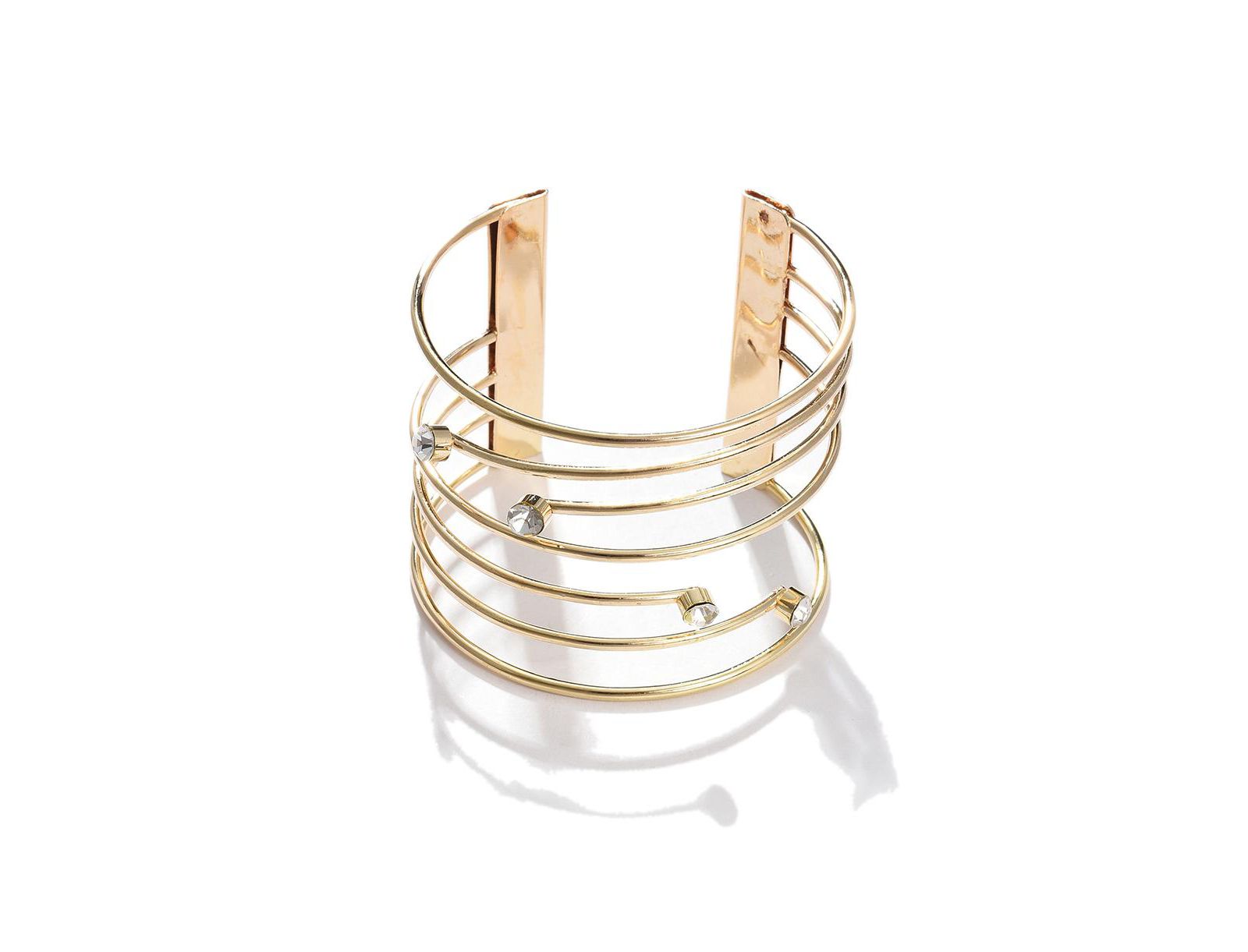 SOHI Женский браслет Stone Cuff Lined