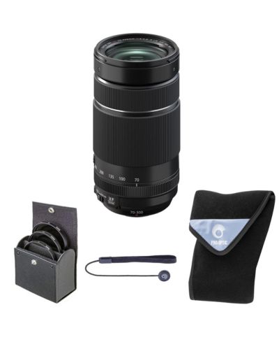 Fujifilm XF 70-300mm f/4-5.6 R LM OIS WR Объектив Black, комплект с фильтром 67mm и чехлом