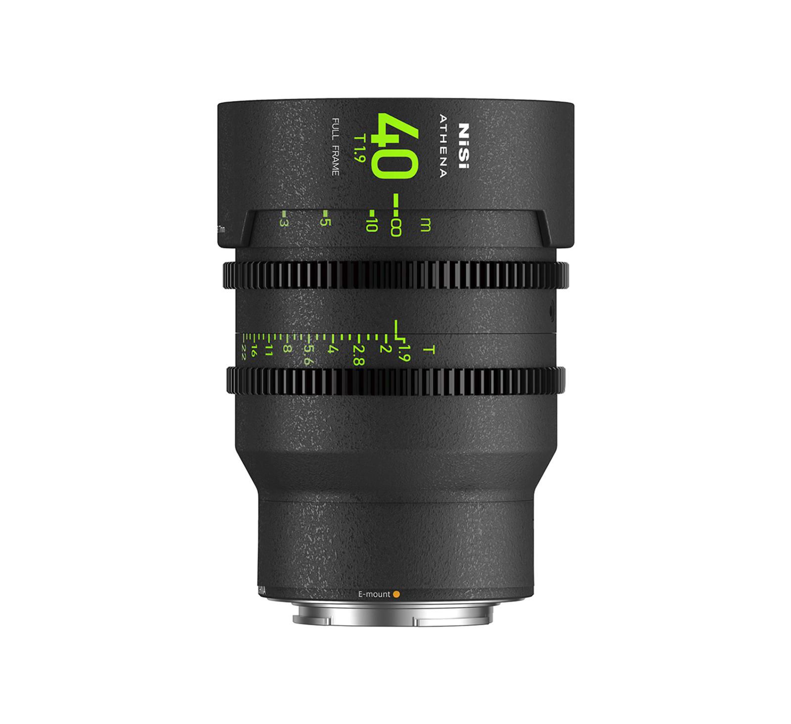 Объектив NiSi ATHENA PRIME 40mm T1.9 Cine без держателя фильтра, Sony E