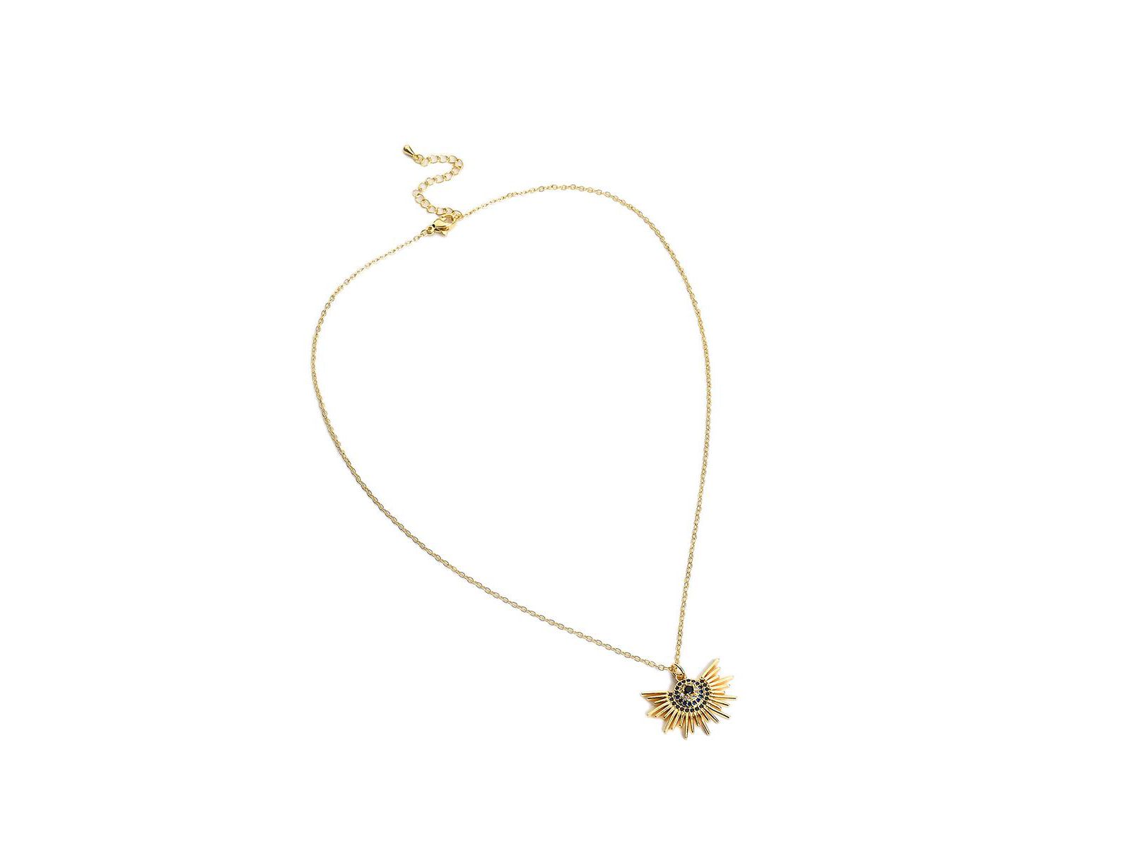 Кулон-подвеска на цепочке SOHI Gold Half-Sol