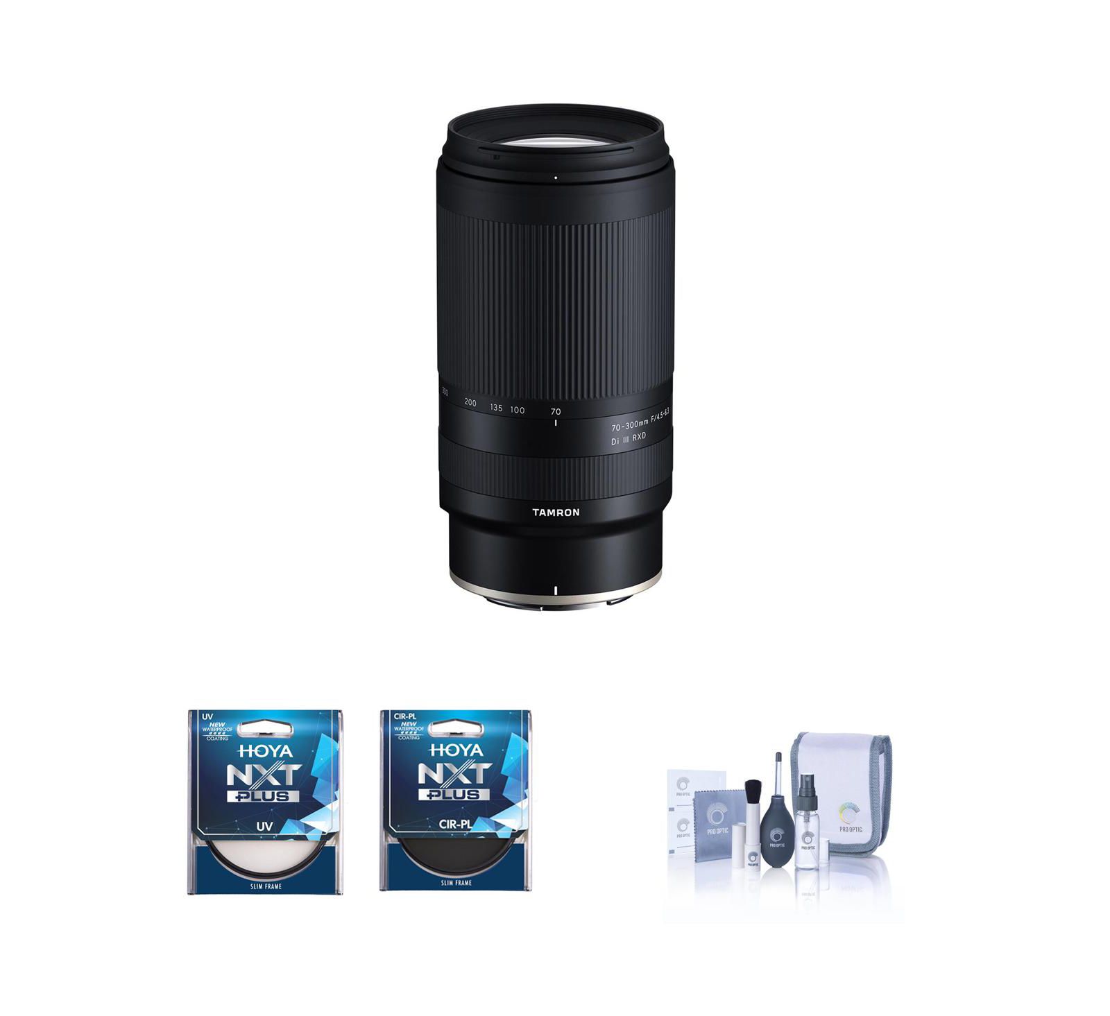 Tamron 70-300mm f/4.5-6.3 Di III RXD Telephoto Zoom Lens Bundle for Nikon Z