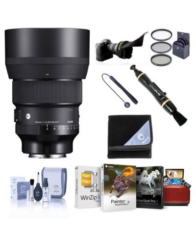 Объектив Sigma 85mm f/1.4 DG DN ART для L Mount с комплектом фильтров и аксессуаров