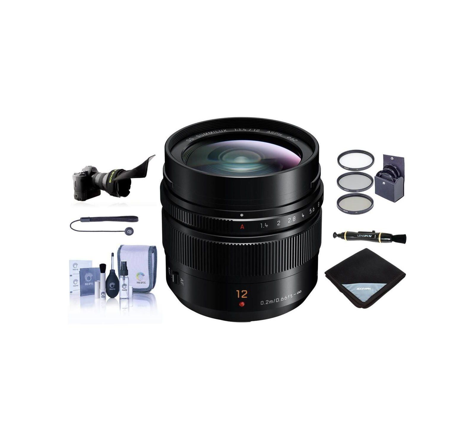 Объектив Panasonic Leica DG Summilux 12mm f/1.4 для MFT с блендой