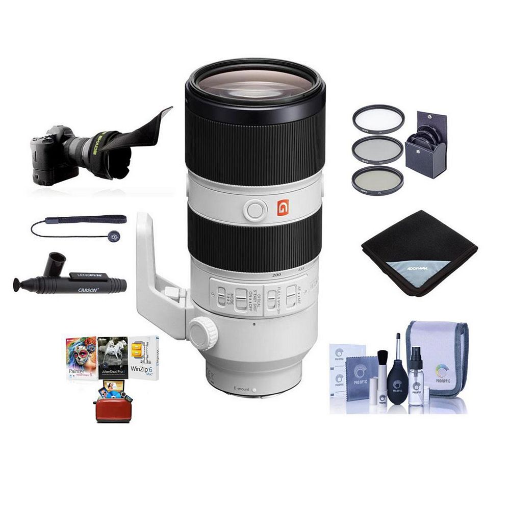 Sony FE 70-200mm f/2.8 GM (G Master) OSS E-Mount объектив с набором фильтров и аксессуаров