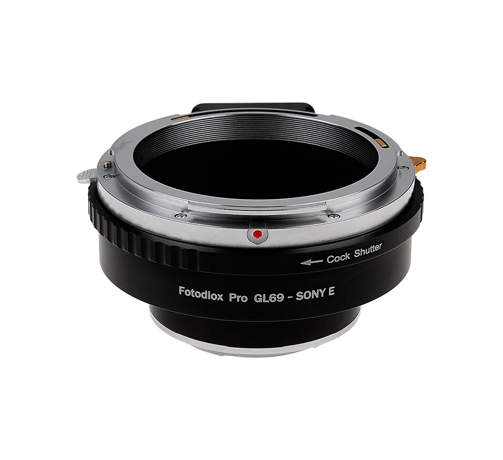 Fotodiox Pro Manual-Focusing Lens Mount Adapter for Fujica GL69 Lens to Sony Alpha E