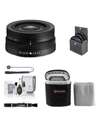 Nikon NIKKOR Z DX 16-50mm f/3.5-6.3 VR Lens with Essentials Kit