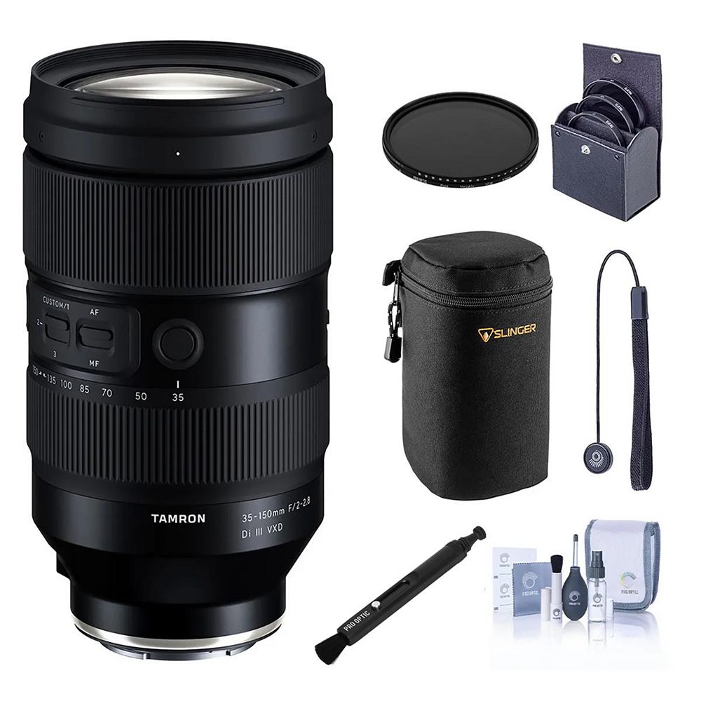 Объектив Tamron 35-150mm f/2-2.8 Di III VXD для Sony E с фильтром 82mm, чехол для объектива