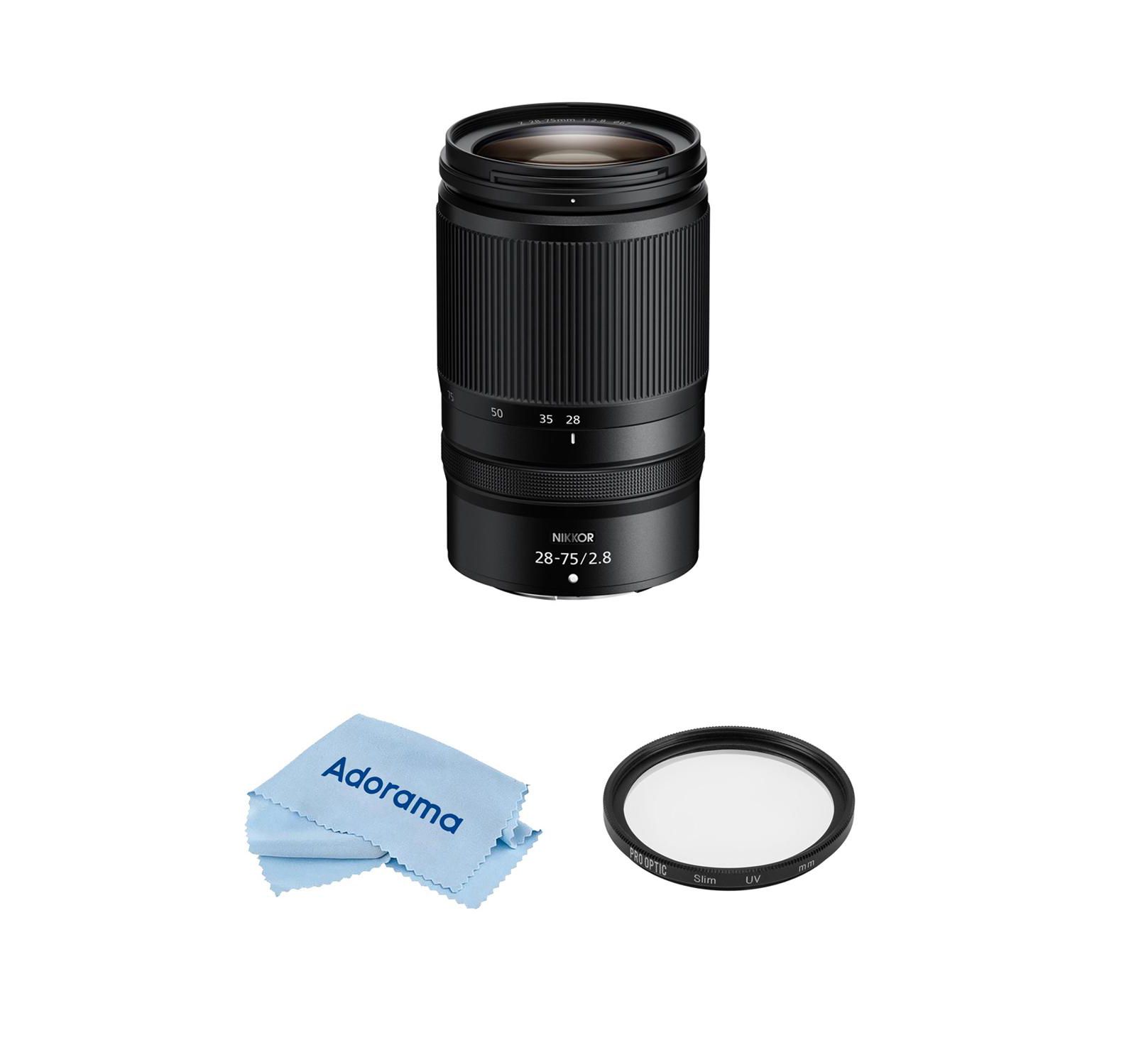 Nikon NIKKOR Z 28-75mm f/2.8 Lens with Accessories Kit