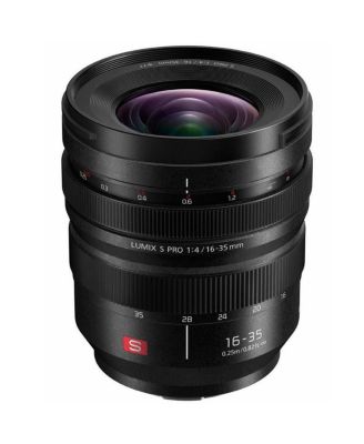 Panasonic Panasonic Lumix S Pro 16-35mm F4 Wide Zoom Lens, Full-Frame L Mount, Dust/Splash/Freeze-Resistant for Lumix S Series Mirrorless Cameras