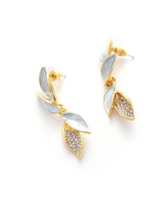 SOHI Women's Plated Designer Drop Earrings