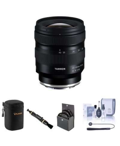 Tamron 20-40mm f/2.8 Di III VXD Wide Macro Standard Zoom Lens for Sony E, 6-Piece Bundle