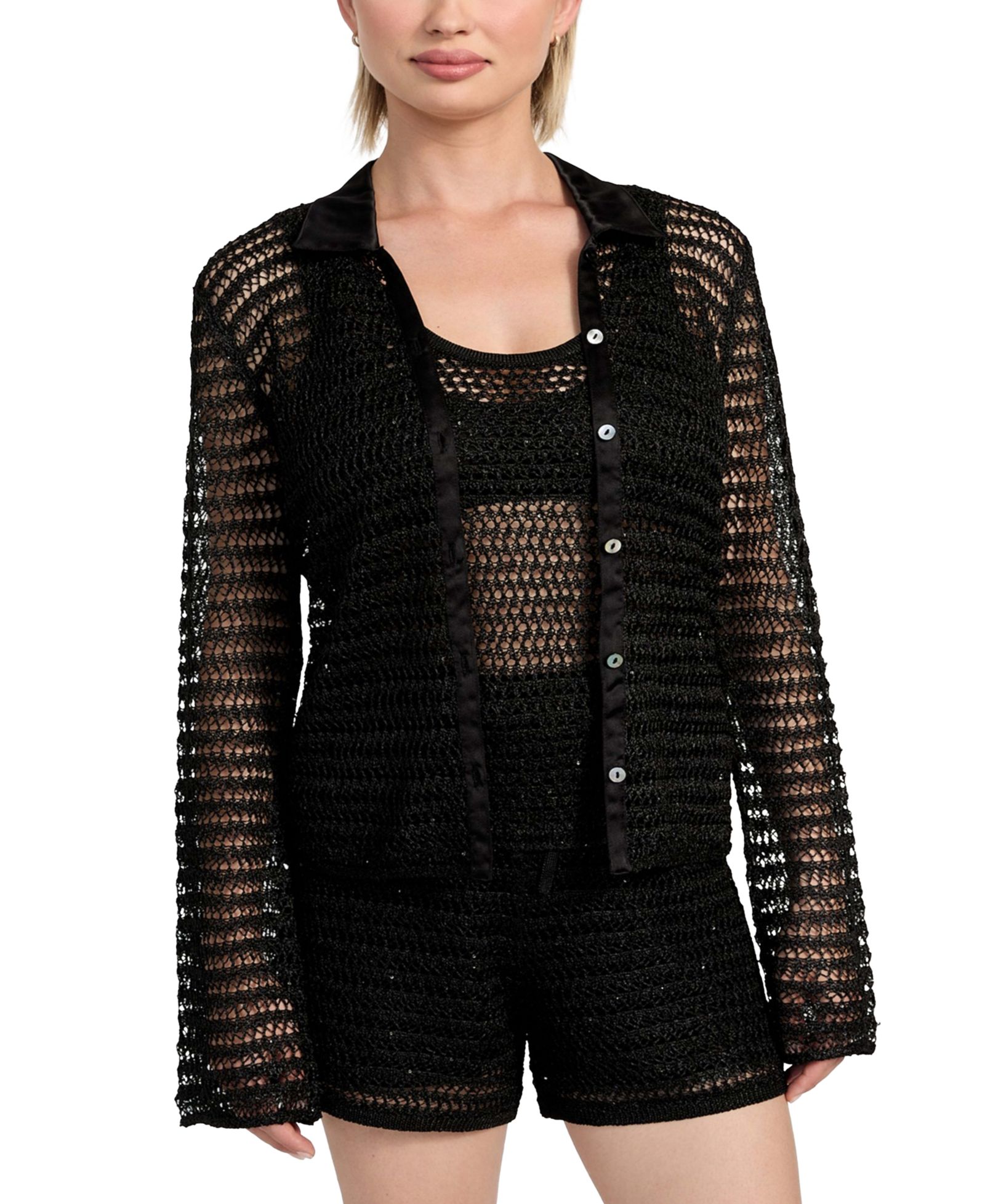 Женская рубашка GUESS Bella Embellished Knit