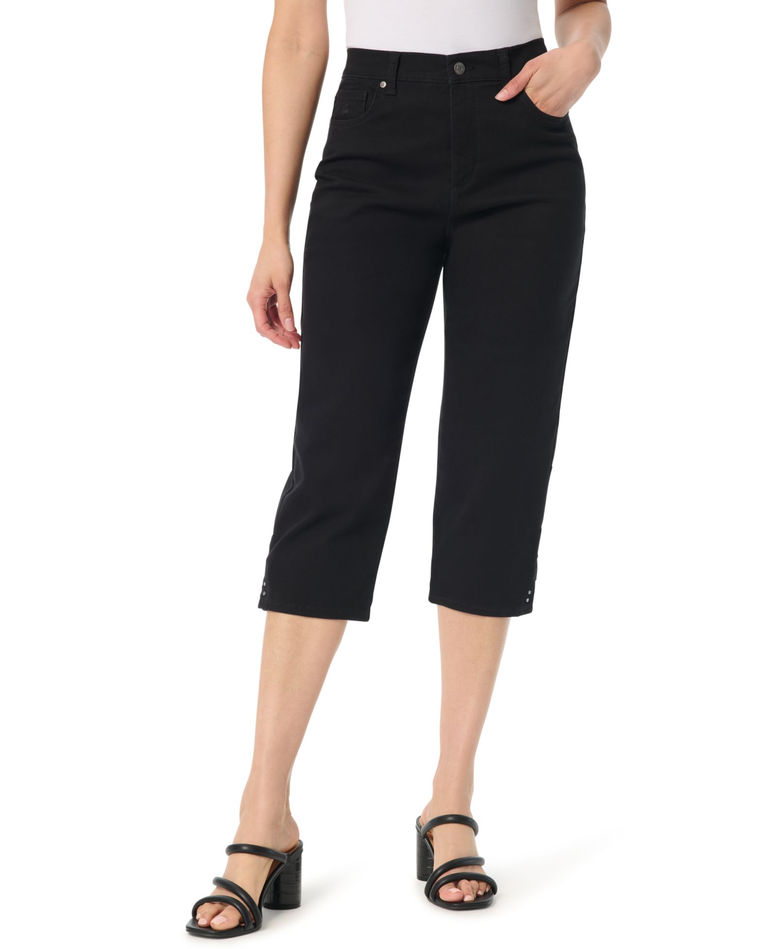 Gloria Vanderbilt Women's Amanda Slit Capri Jeans
