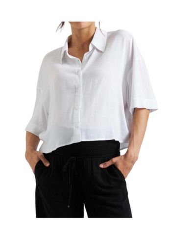 Ripe Maternity Женская укороченная рубашка