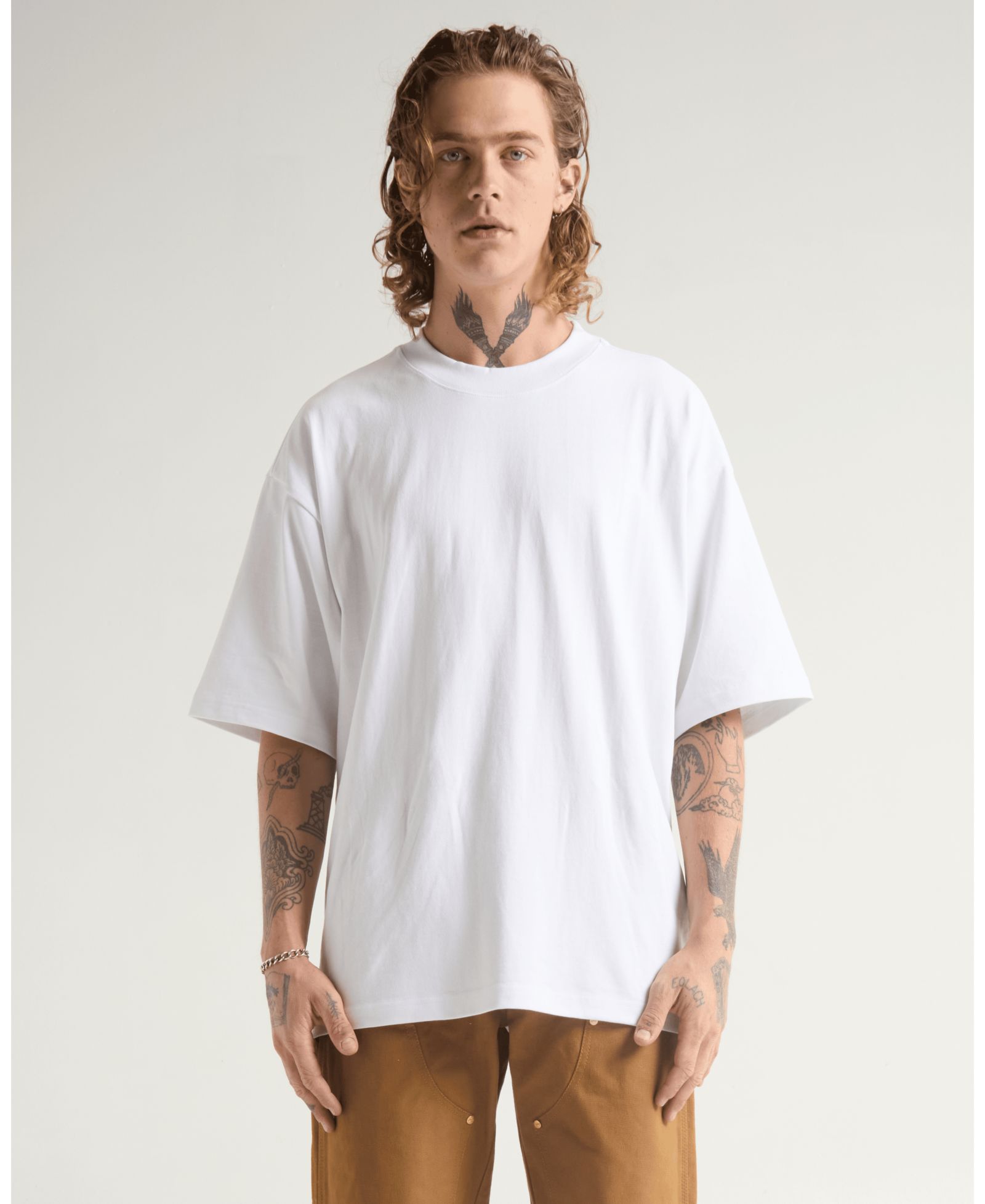 SHAKA WEAR Men's Garment Dye Designer Tee Shirt