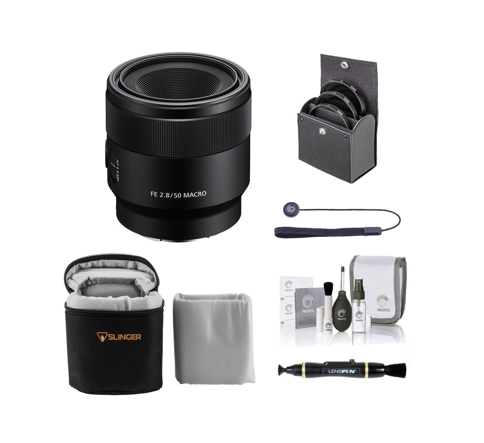 Sony FE 50mm f/2.8 Macro Lens for Sony E with Essentials Kit