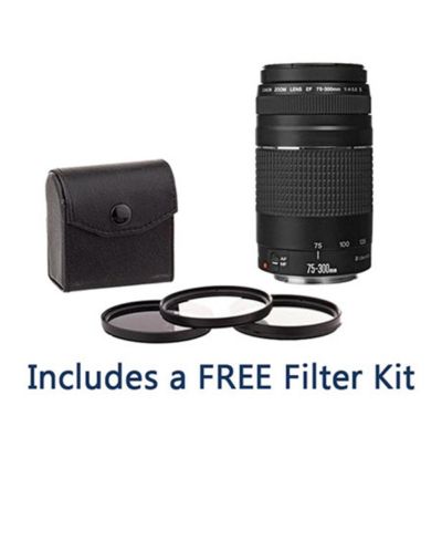 Canon EF 75-300mm f/4-5.6 III Autofocus Telephoto Zoom Lens for Canon EF Mount Cameras