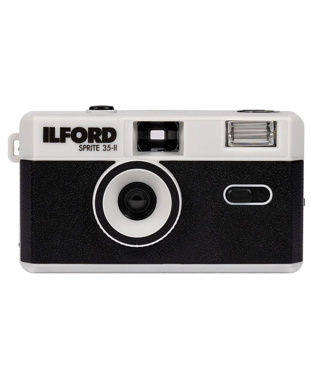 Ilford Sprite 35-II 35mm Reusable Film Camera, Black and Silver