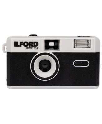 Ilford Sprite 35-II 35mm Reusable Film Camera, Black and Silver