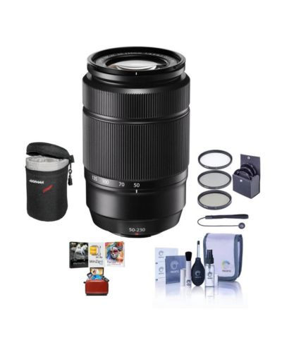 Fujifilm XC 50-230mm f/4.5-6.7 OIS II Lens, Black w/Filter Kit,Mac Software