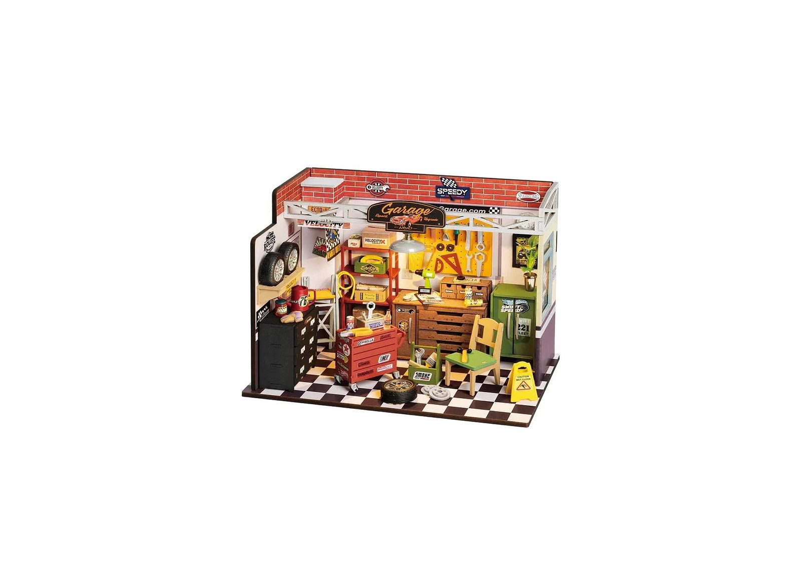 3D-пазл DIY House Puzzle - Garage Workshop, 157 шт