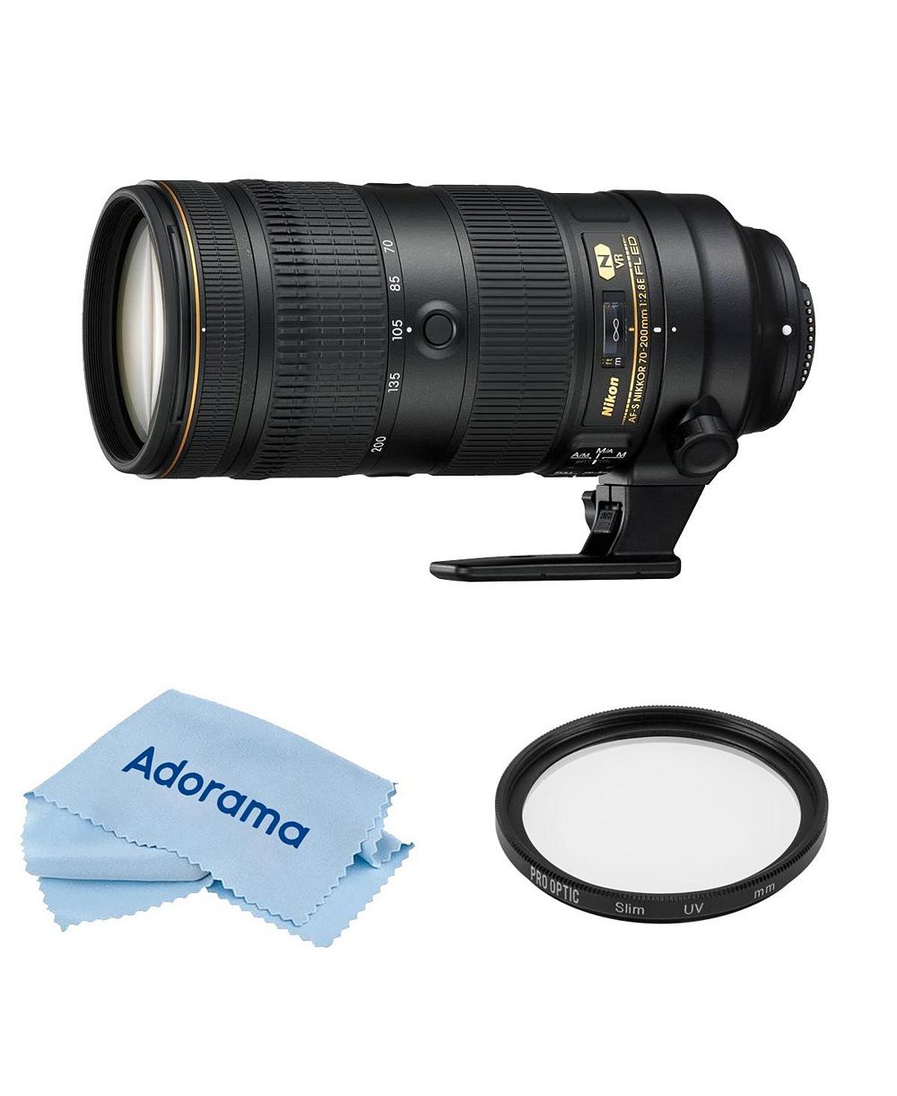 Nikon 70-200mm f/2.8E FL ED AF-S NIKKOR VR Lens with Accessories Kit
