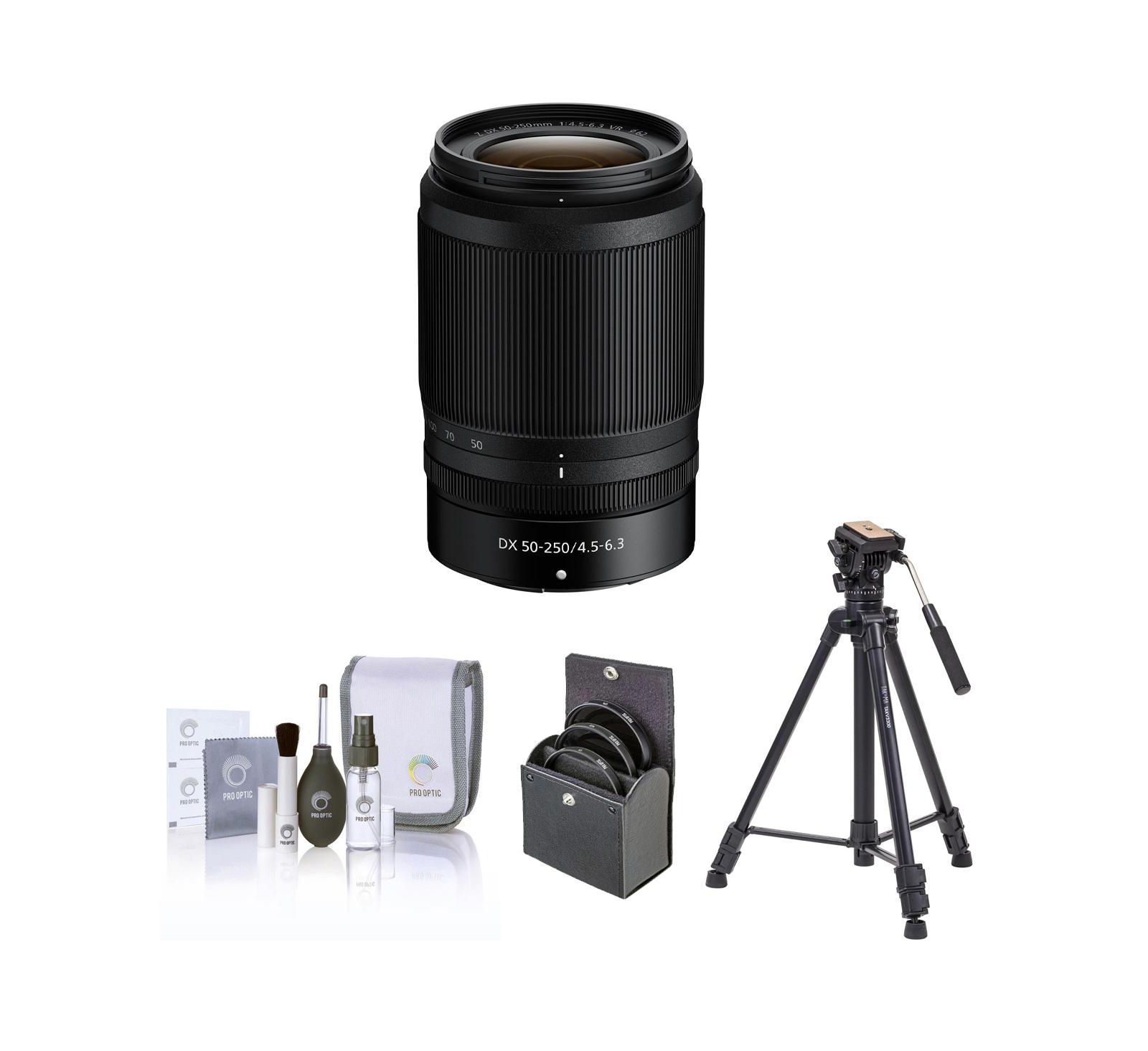 Nikon Nikkor Z Dx 50-250mm f/4.5-6.3 VR Telephoto Zoom Lens Bundle for Nikon Z-Series Cameras