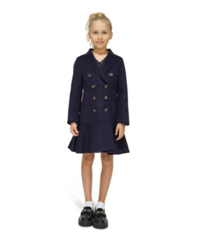 Детское шерстяное пальто Belle & Bloom Little Girls Good Manners Wool Blend Fitted