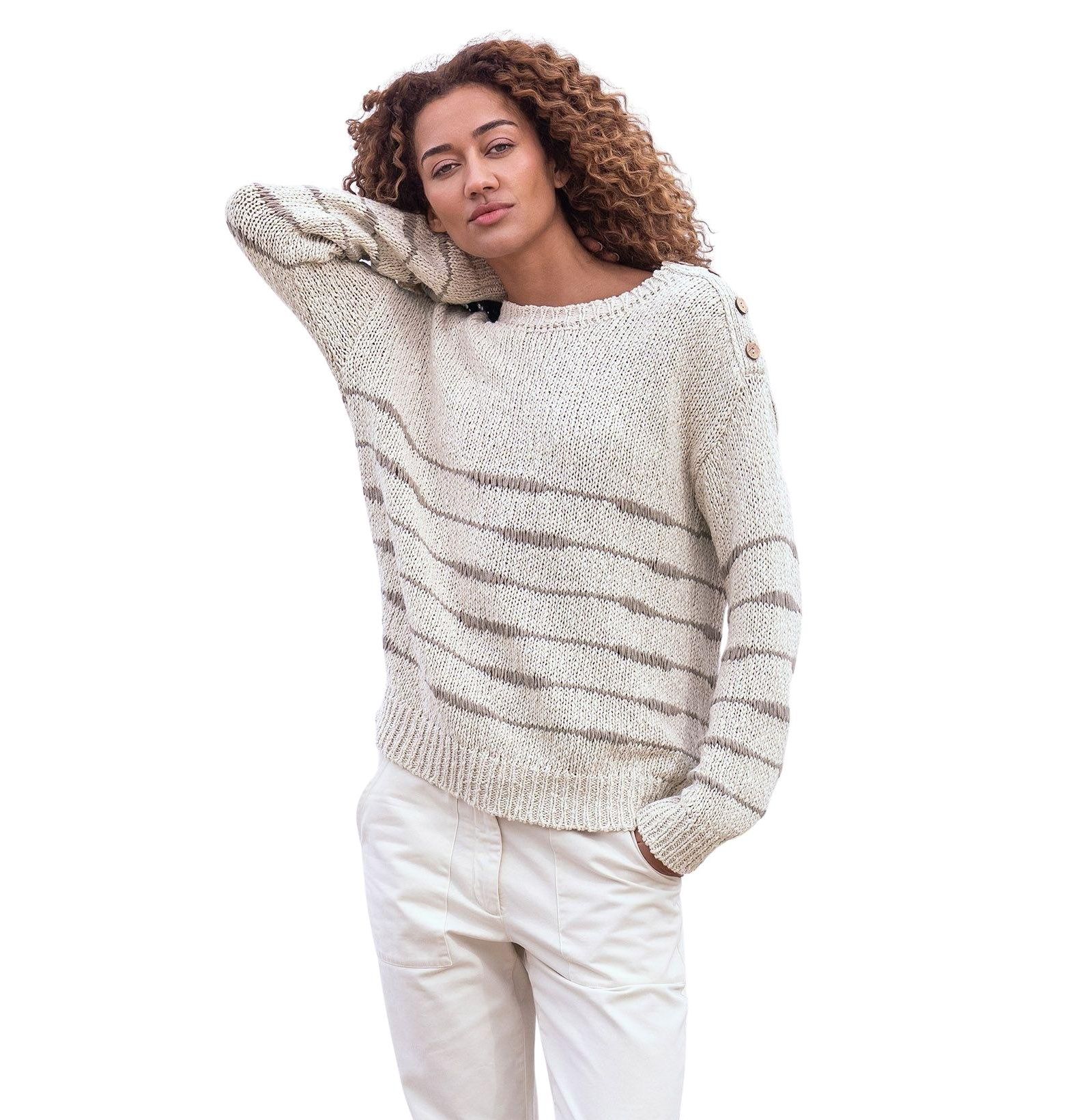 Женский свитер Celtic & Co. Breton с эффектом drop stitch