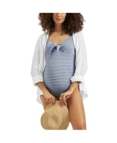 Слитный купальник Ripe Maternity Dune Stripe One Piece
