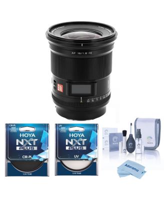 Объектив Viltrox AF 16mm f/1.8 STM для Sony E с фильтрами Hoya 77mm UV и CPL