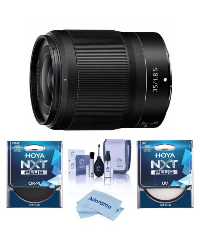 Nikon NIKKOR Z 35mm f/1.8 S Lens with Hoya NXT Plus 62mm UV+CPL Filter Kit