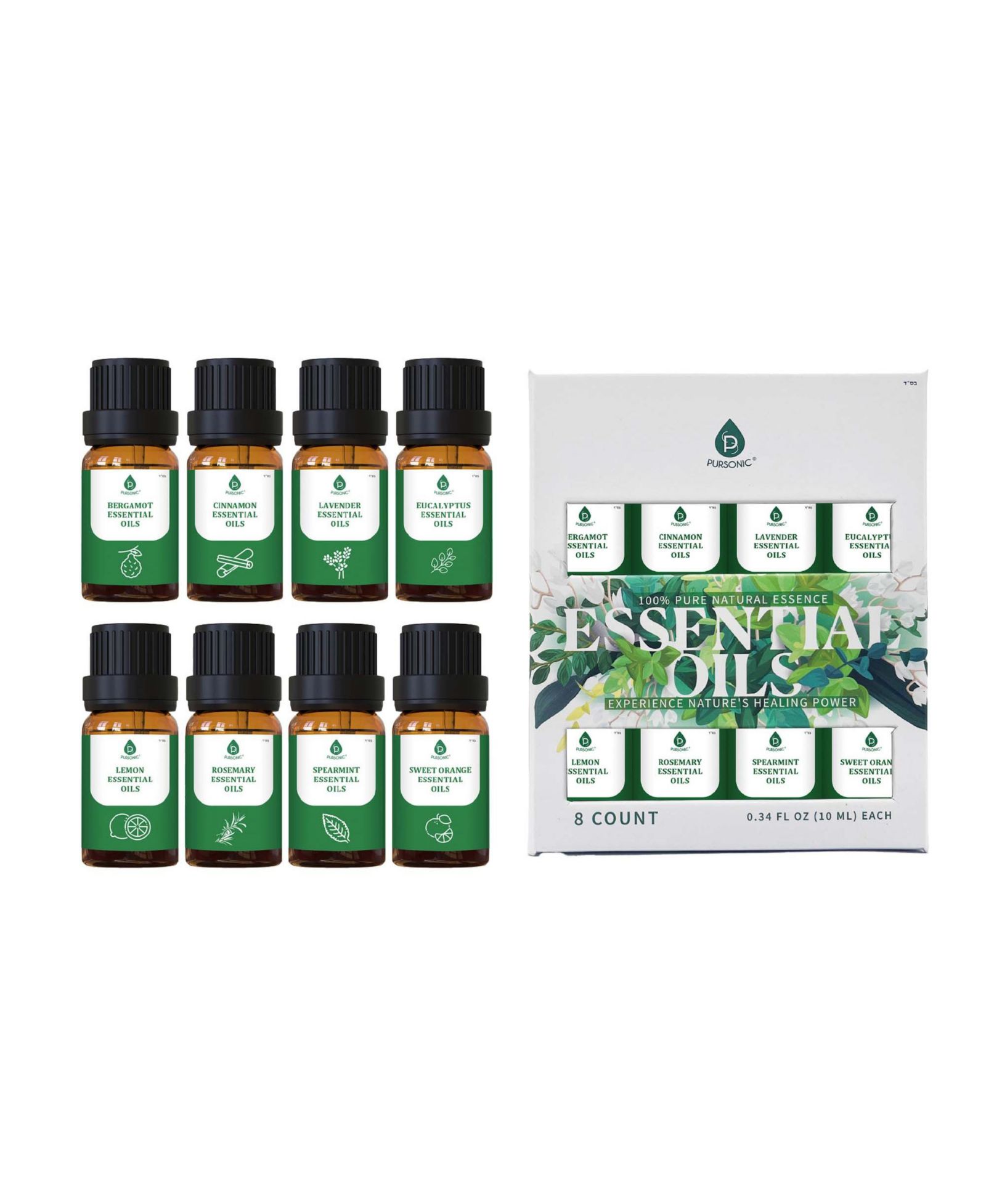 Коллекция натуральных эфирных масел 100% Pure Natural Essence – Ароматерапия высшего качества!