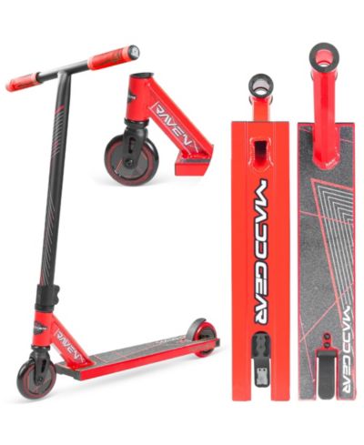 Pro Stunt Scooter for Kids Ages 5 - 12 – Lightweight Durable Trick Scooter for Skatepark and Street – Madd Gear MG1 - Red