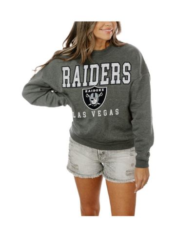 Женская толстовка Gameday Couture Las Vegas Raiders Bring The Energy Charcoal