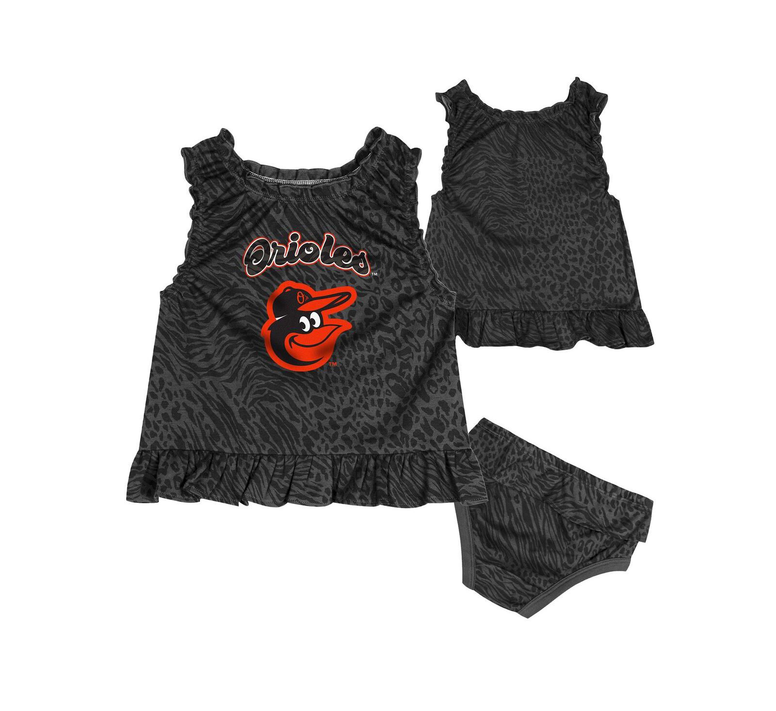 Комплект из 2 предметов Outerstuff для мальчиков и девочек Baltimore Orioles Playground Dress и Bloomers