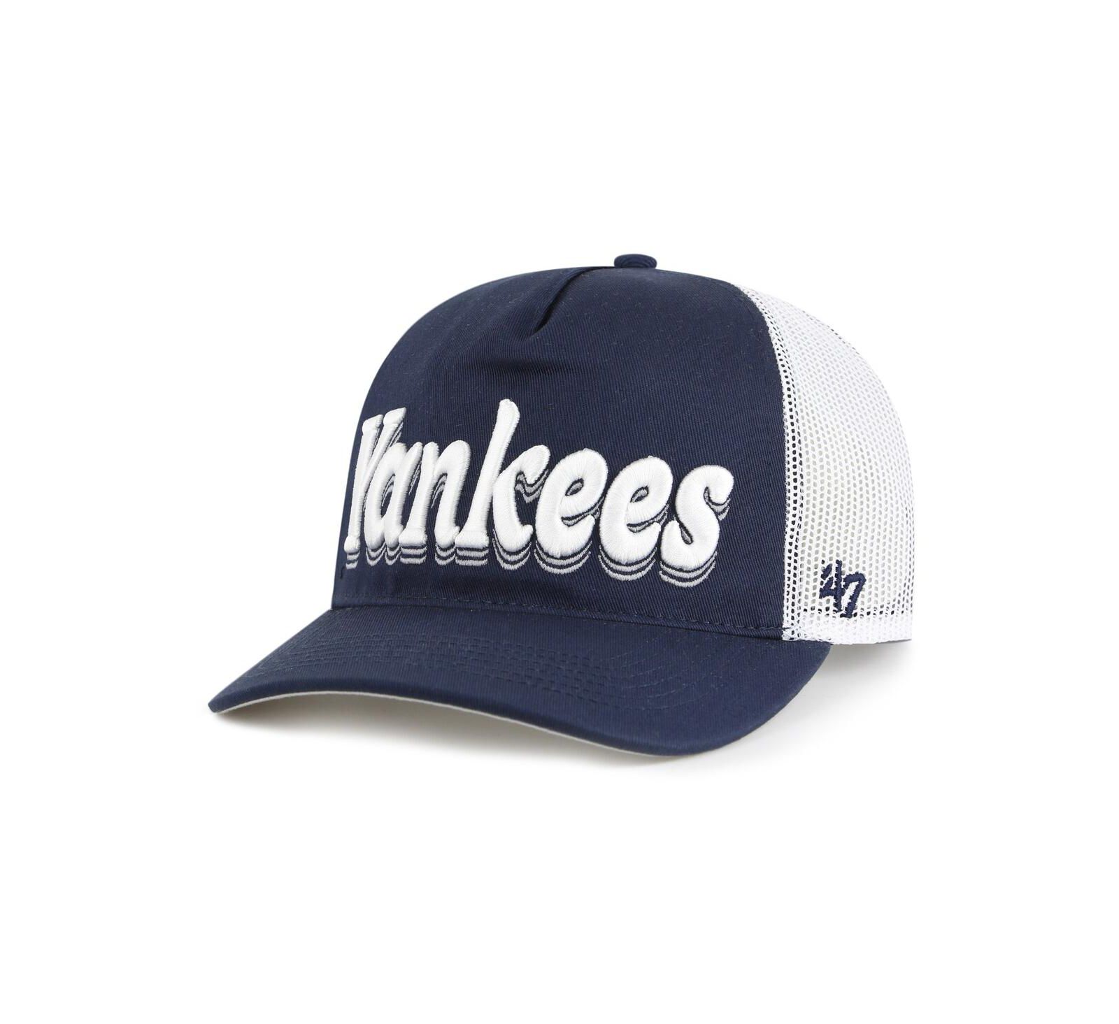 Женская регулируемая кепка '47 Brand Navy New York Yankees Biloxi Hitch