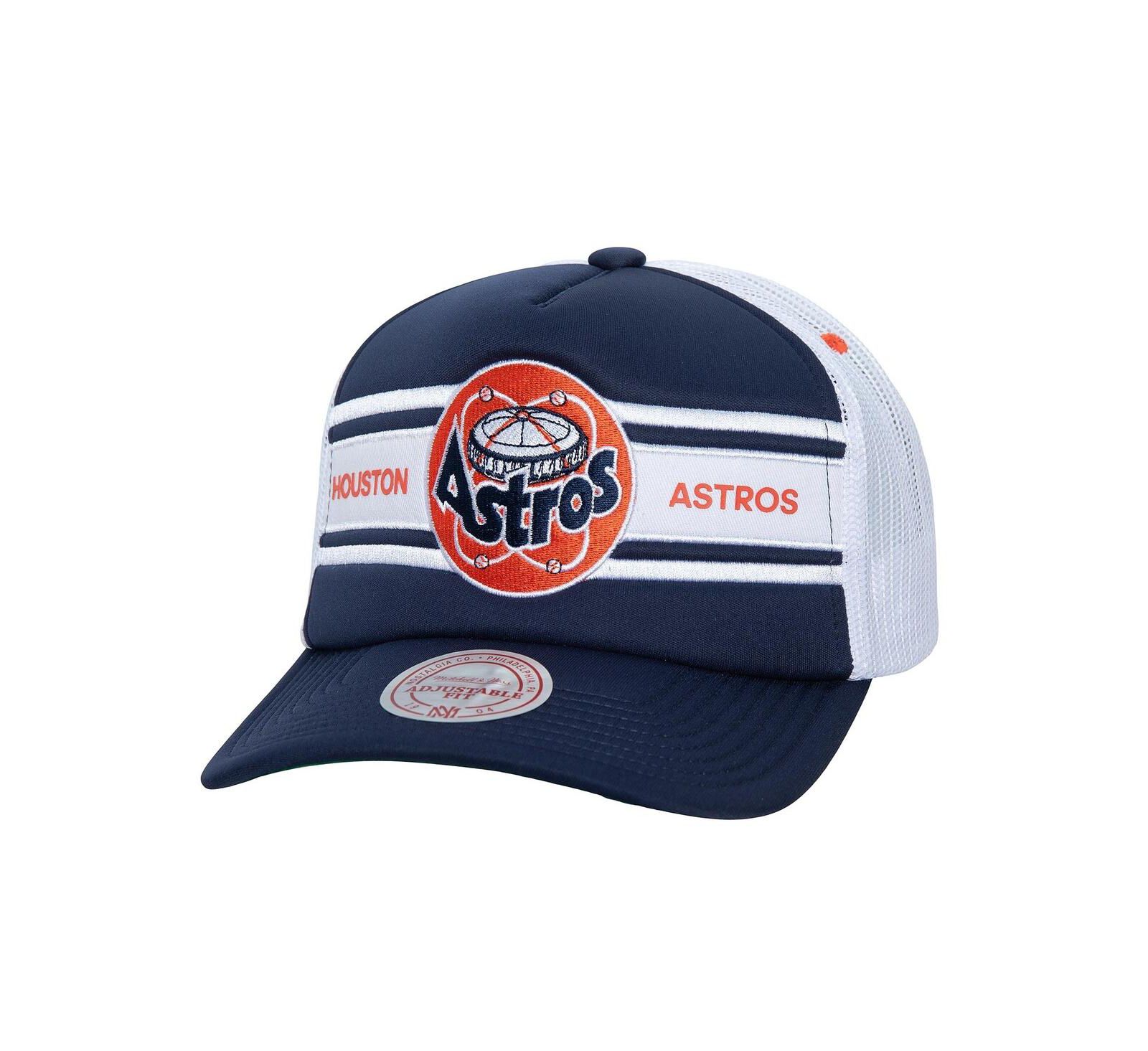 Мужская кепка Mitchell & Ness Navy Houston Astros Sideline Truck원에서yatiti Adjustable Hat