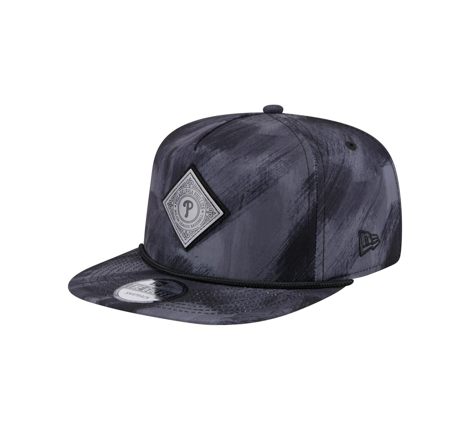 New Era Men's Navy Philadelphia Phillies Printed Golfer Snapback Hat