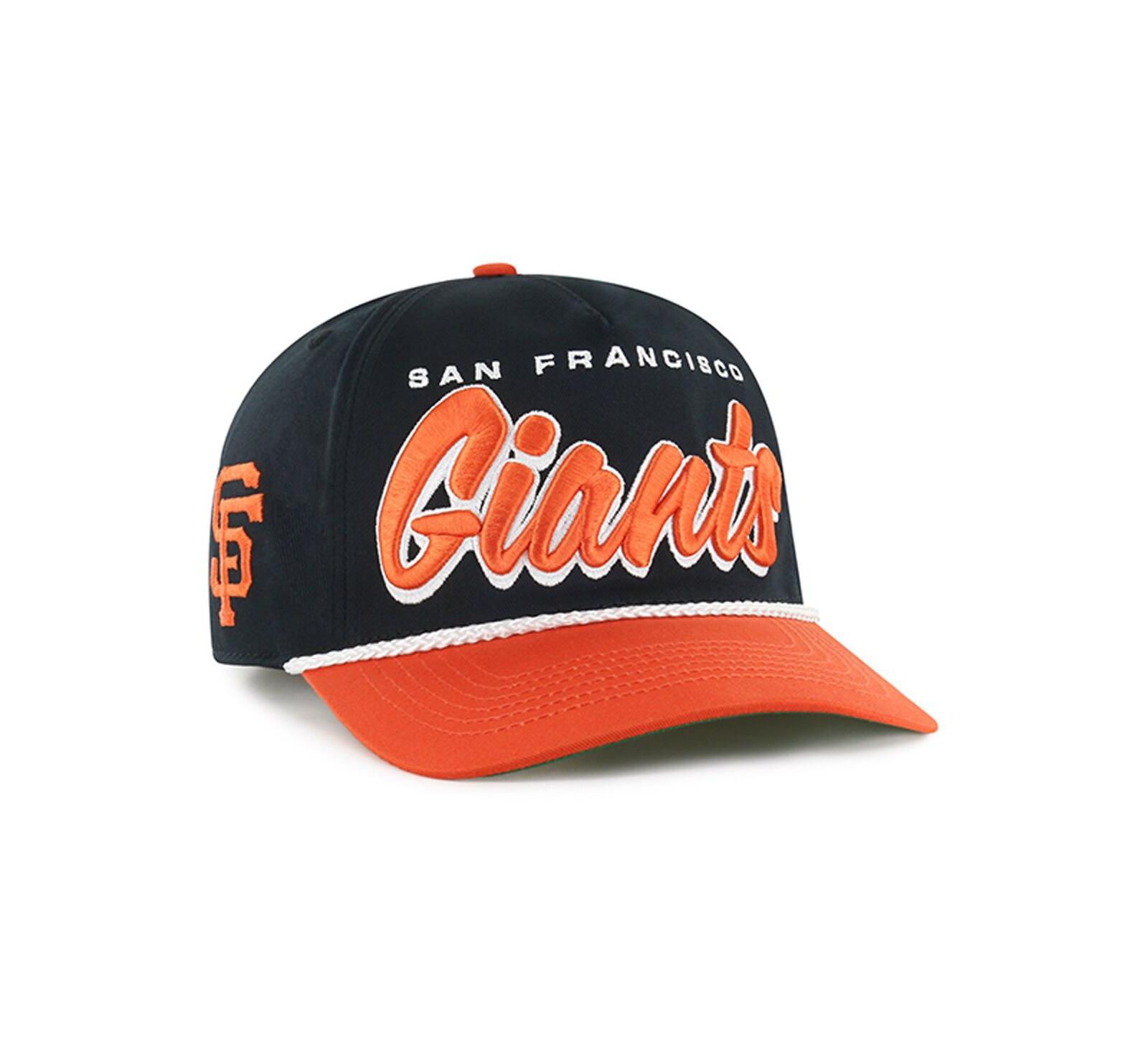 Мужская кепка '47 Brand Black San Francisco Giants Drop Shadow Rope Hitch Adjustable