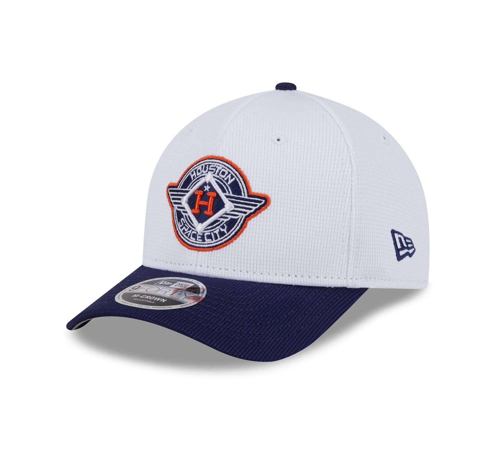 New Era Men's White/Navy Houston Astros 2025 City Connect Batting Practice 9FORTY Adjustable Hat