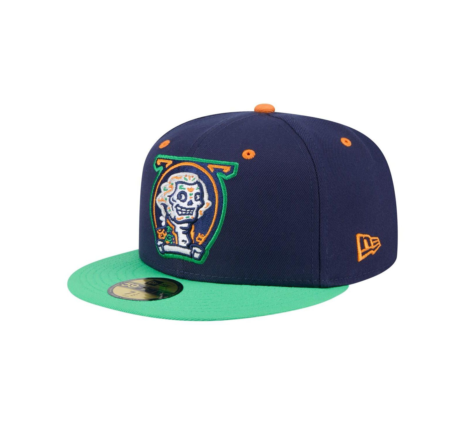 New Era Men's Navy Fredericksburg Nationals Copa de la Diversion 59FIFTY Fitted Hat