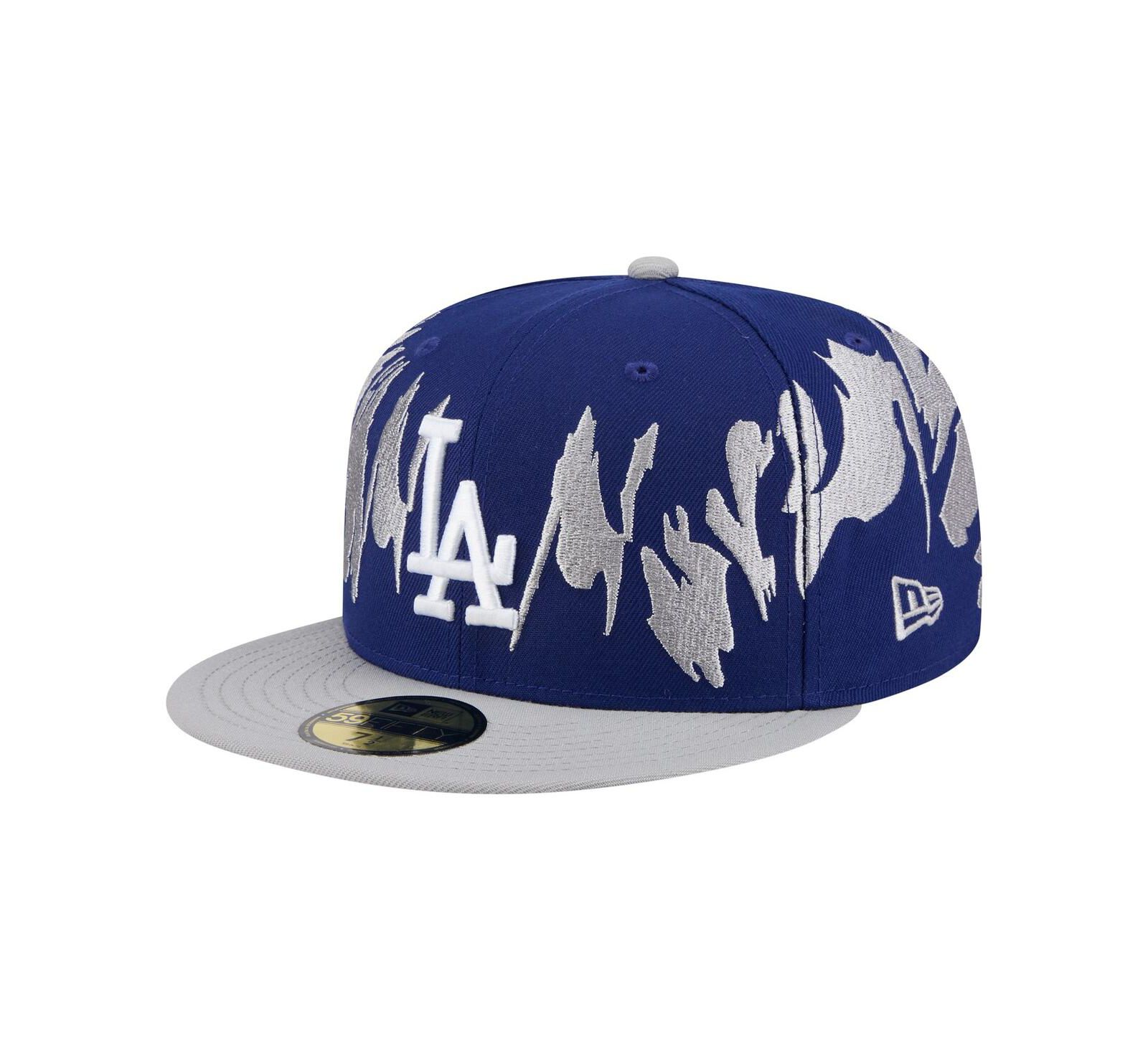 New Era Men's Navy/Gray Los Angeles Dodgers Retro Pattern 59FIFTY Fitted Hat