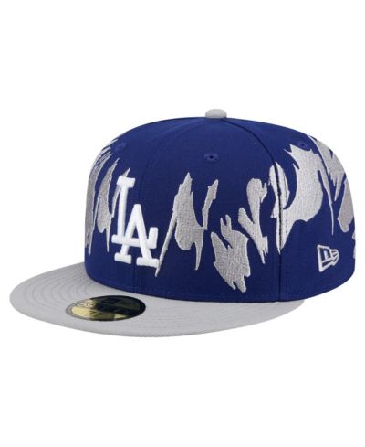 Кепка New Era Men's Navy/Gray Los Angeles Dodgers Retro Pattern 59FIFTY Fitted