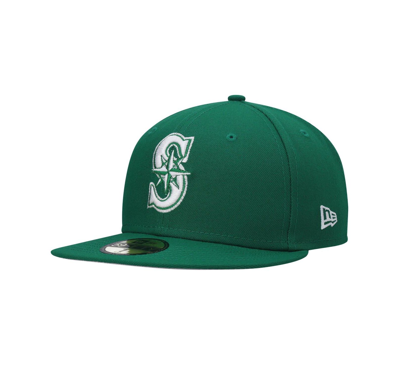 Кепка New Era Men's Seattle Mariners White Logo 59FIFTY Fitted