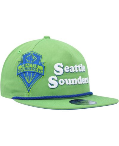New Era Мужская кепка-снепбэк Seattle Sounders FC Heritage The Golfer в цвете Rave Green