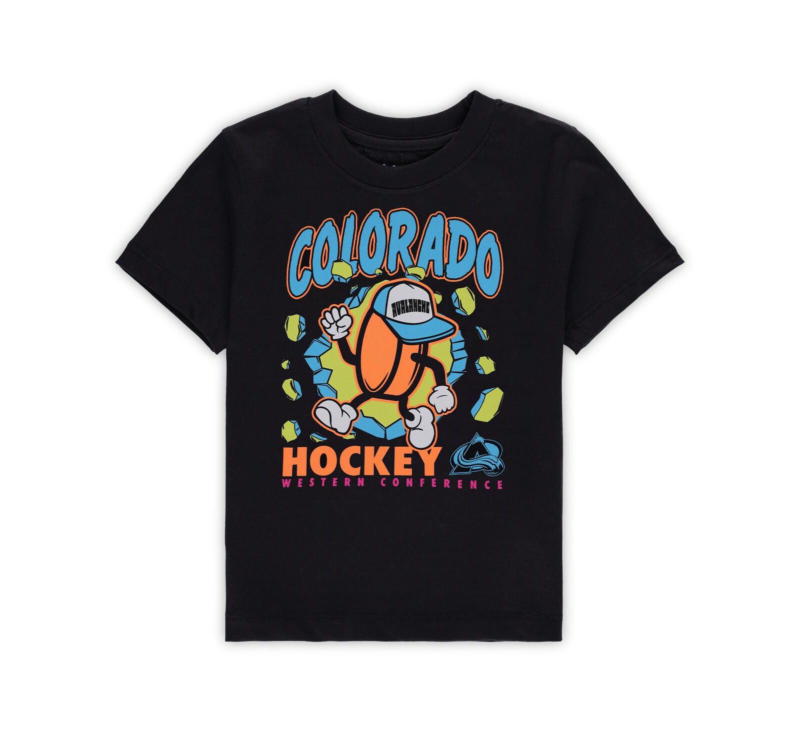 Outerstuff Детская футболка Black Colorado Avalanche Break Through