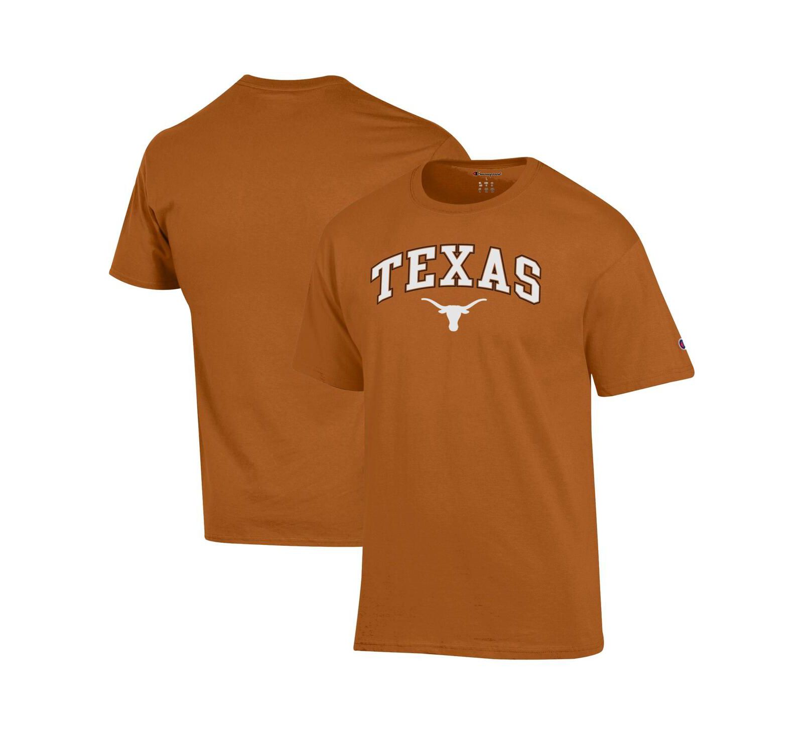 Champion Men's Texas Orange Texas Longhorns Arch Over Logo T-Shirt