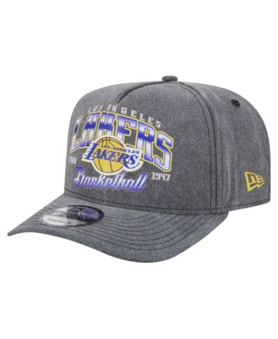 Мужская кепка New Era Los Angeles Lakers Throwback Washed Pre-Curved 9FIFTY Snapback