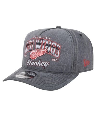 New Era Мужская кепка Detroit Red Wings Throwback 9FIFTY Snapback, угольный цвет